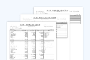 収支予算素案作成