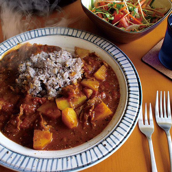 カレーを食べておいしく免疫アップ！